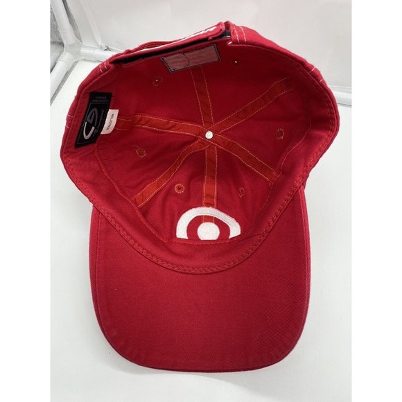 Kyle Larson Signed Red Target Baseball Hat Cap Hook Loop Nascar Ganassi Racing - Picture 5 of 7